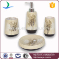 Elegante Brown Tree Design cerâmica casa de banho Gift Set